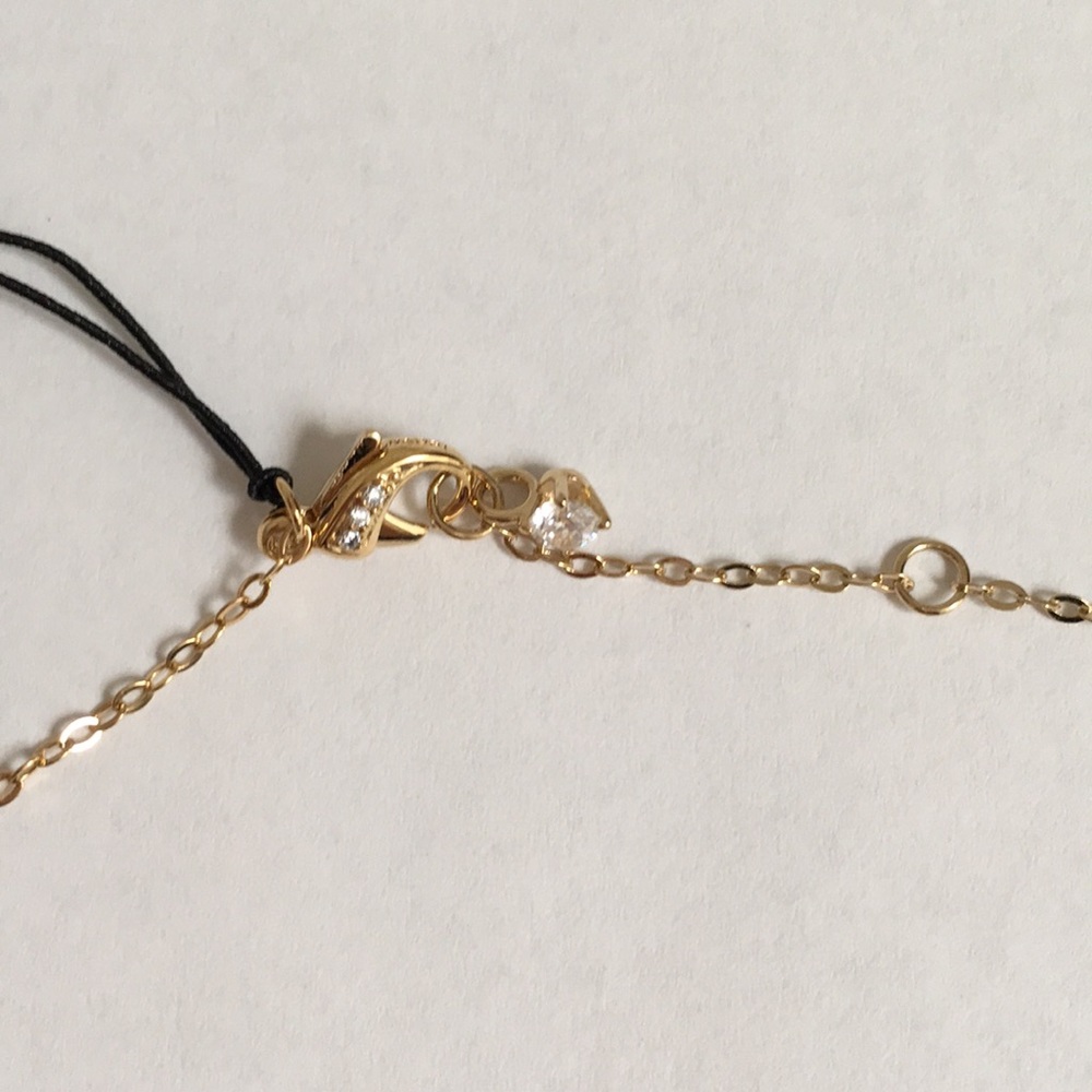 NADRI 18K Gold Plated Brass CZ Necklace - Picture 6 of 8
